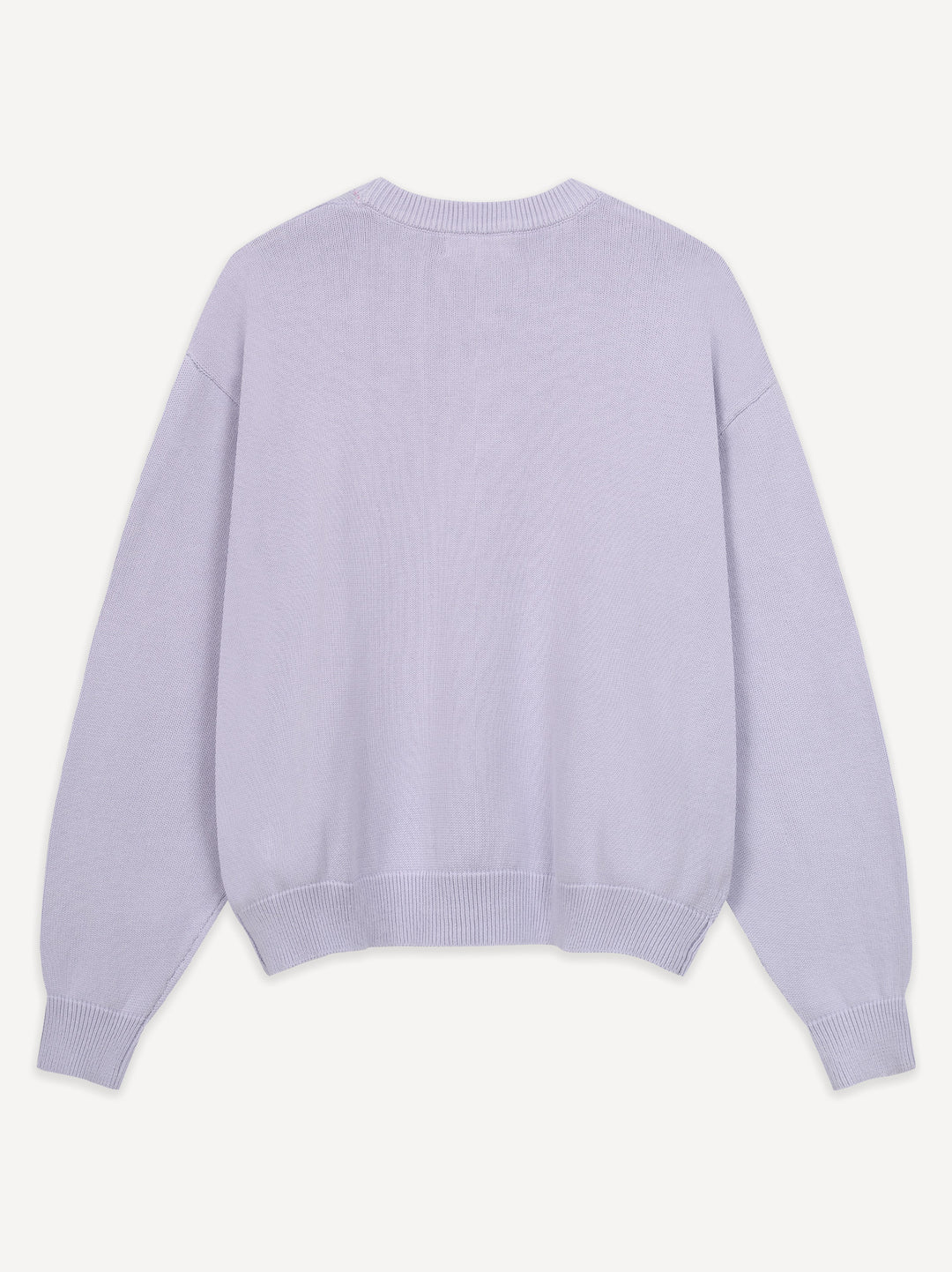 Another Mesh Logo Oversize Knit Sweatshirt