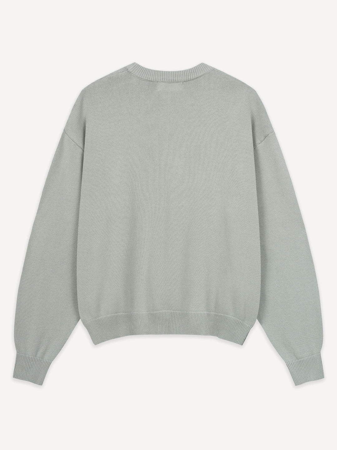Another Mesh Logo Oversize Knit Sweatshirt