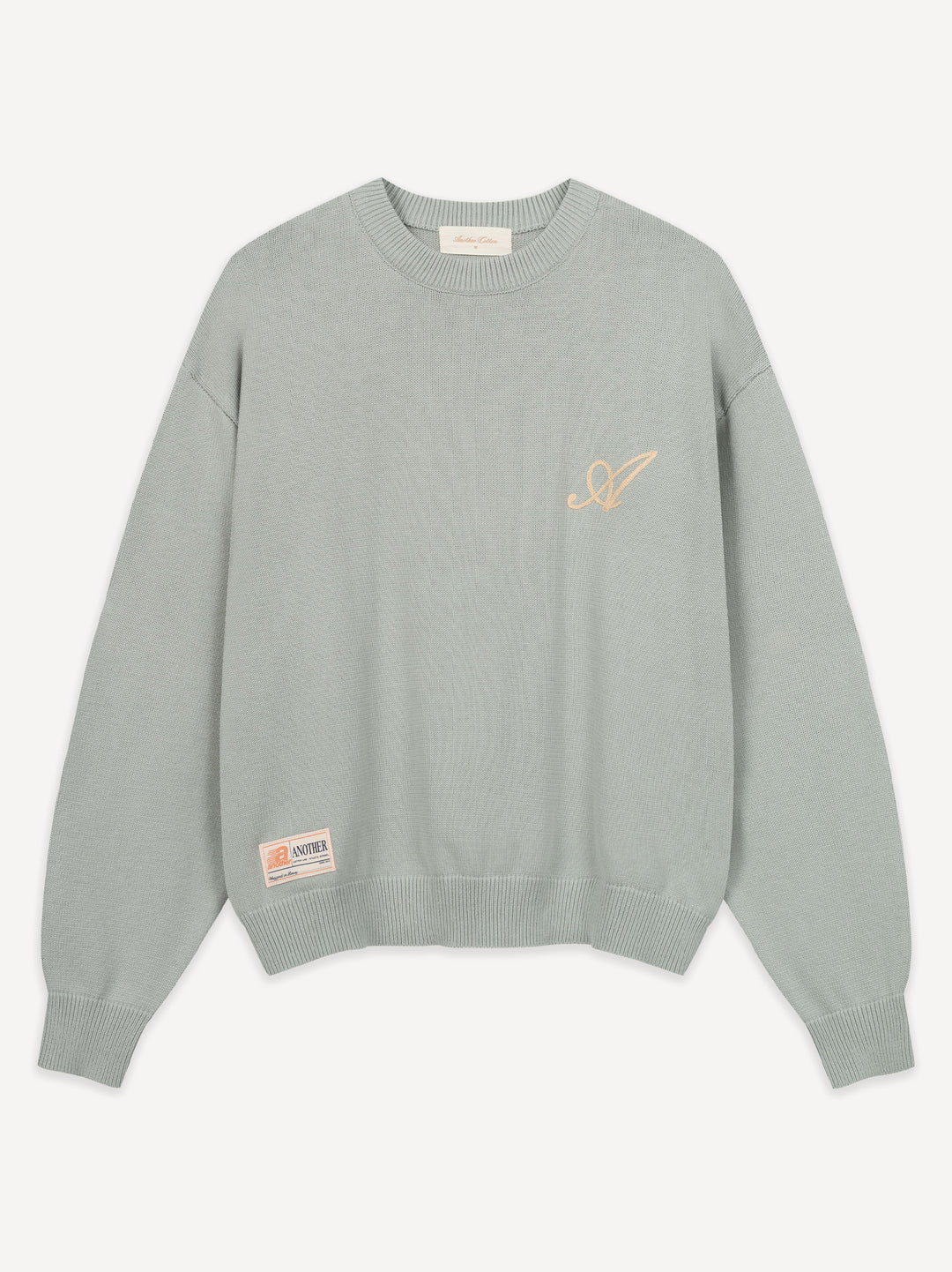 Another Mesh Logo Oversize Knit Sweatshirt
