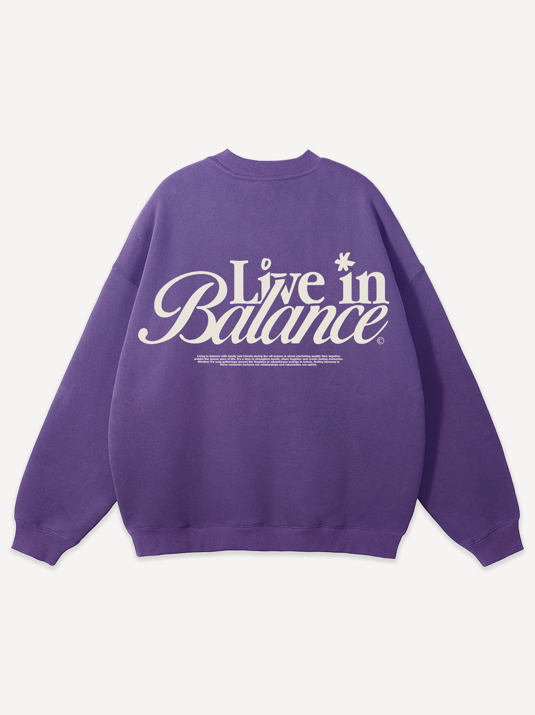 Live in Balance Oversized Sweatshirt