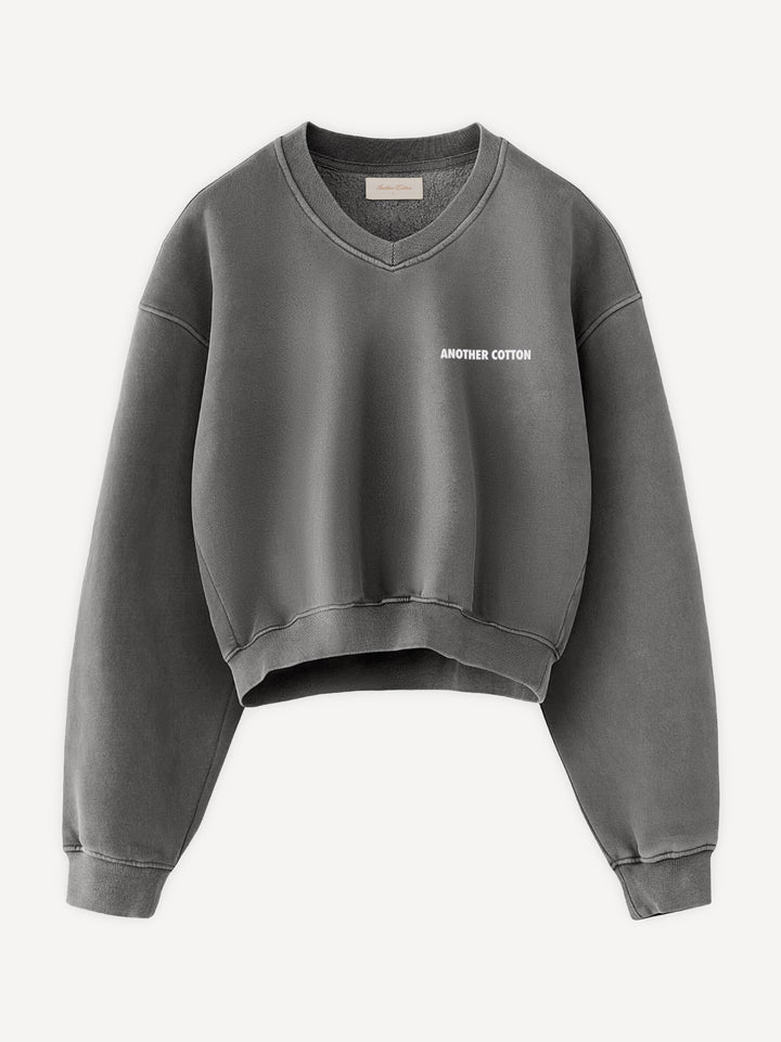 Always Late Cropped Sweatshirt