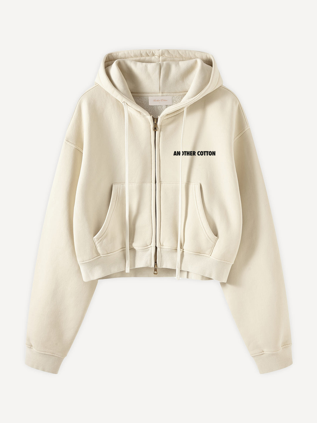 Always Late Cropped Zip Hoodie