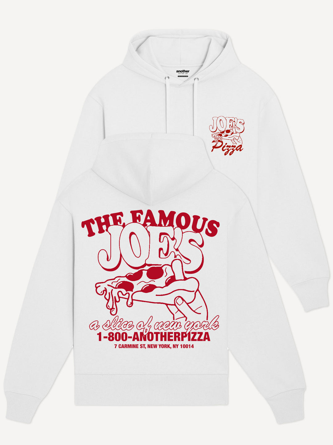 Joes Pizza Organic Hoodie