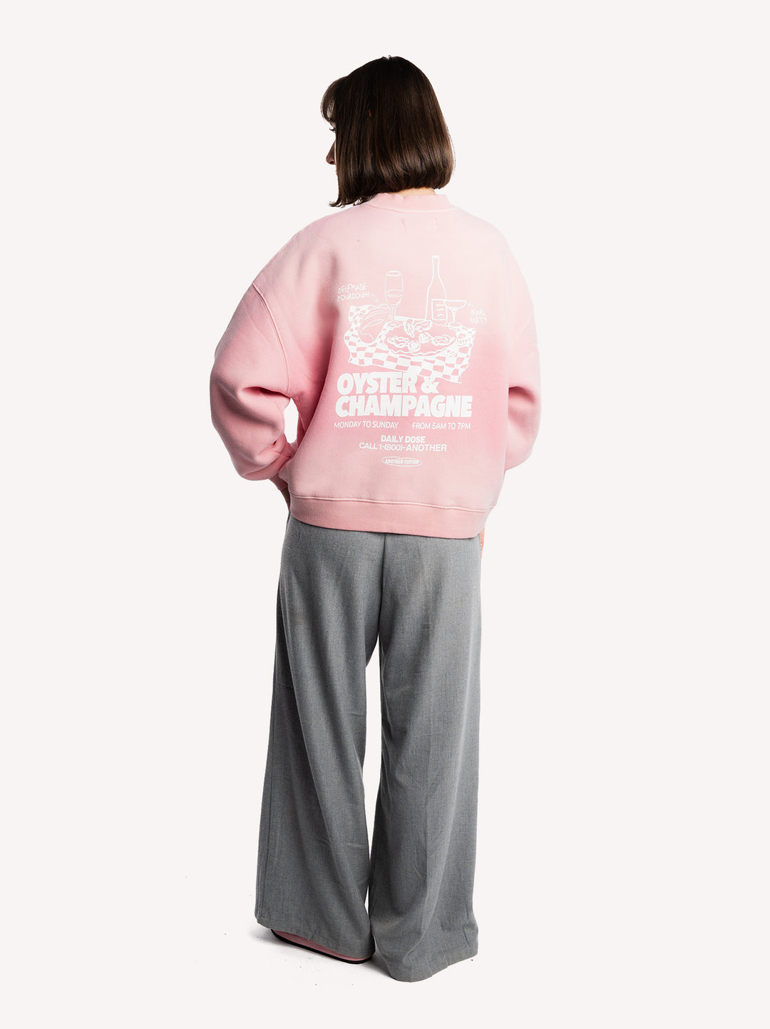 Oyster & Champagne Oversized Sweatshirt