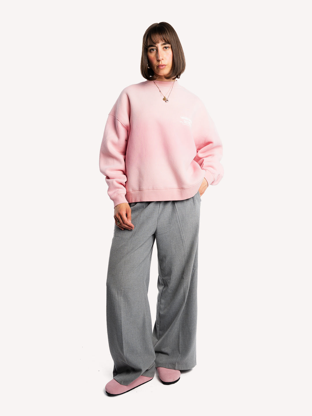 Oyster & Champagne Oversized Sweatshirt