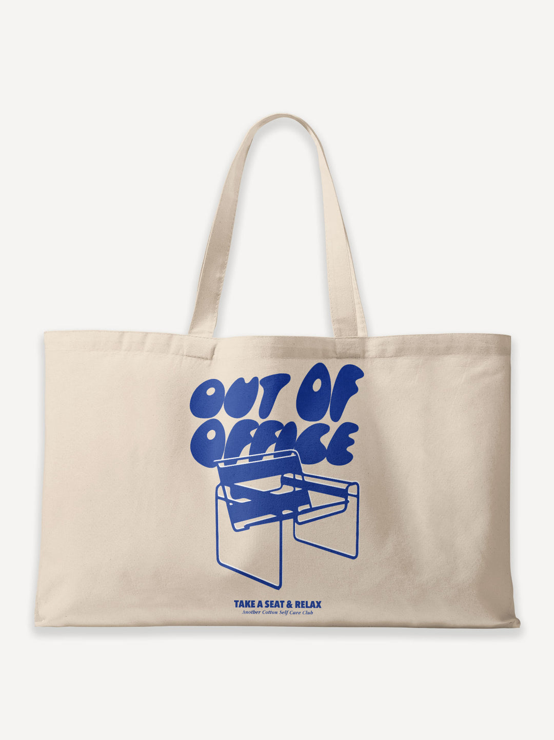 Out Of Office Oversized Canvas Bag