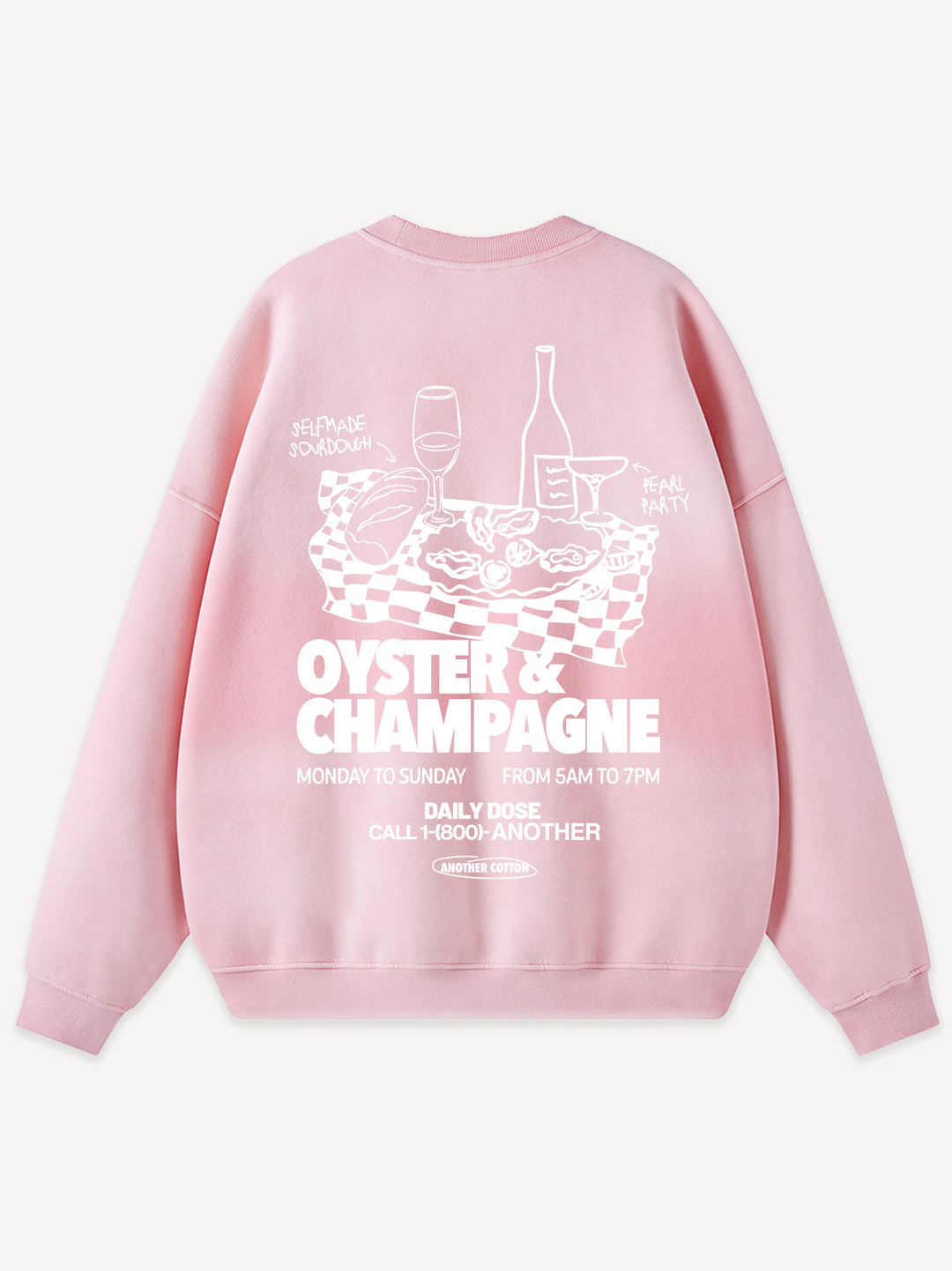 Oyster & Champagne Oversized Sweatshirt