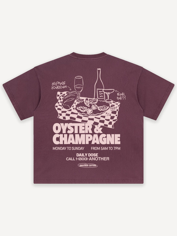 Oyster & Champagne Oversized T-Shirt