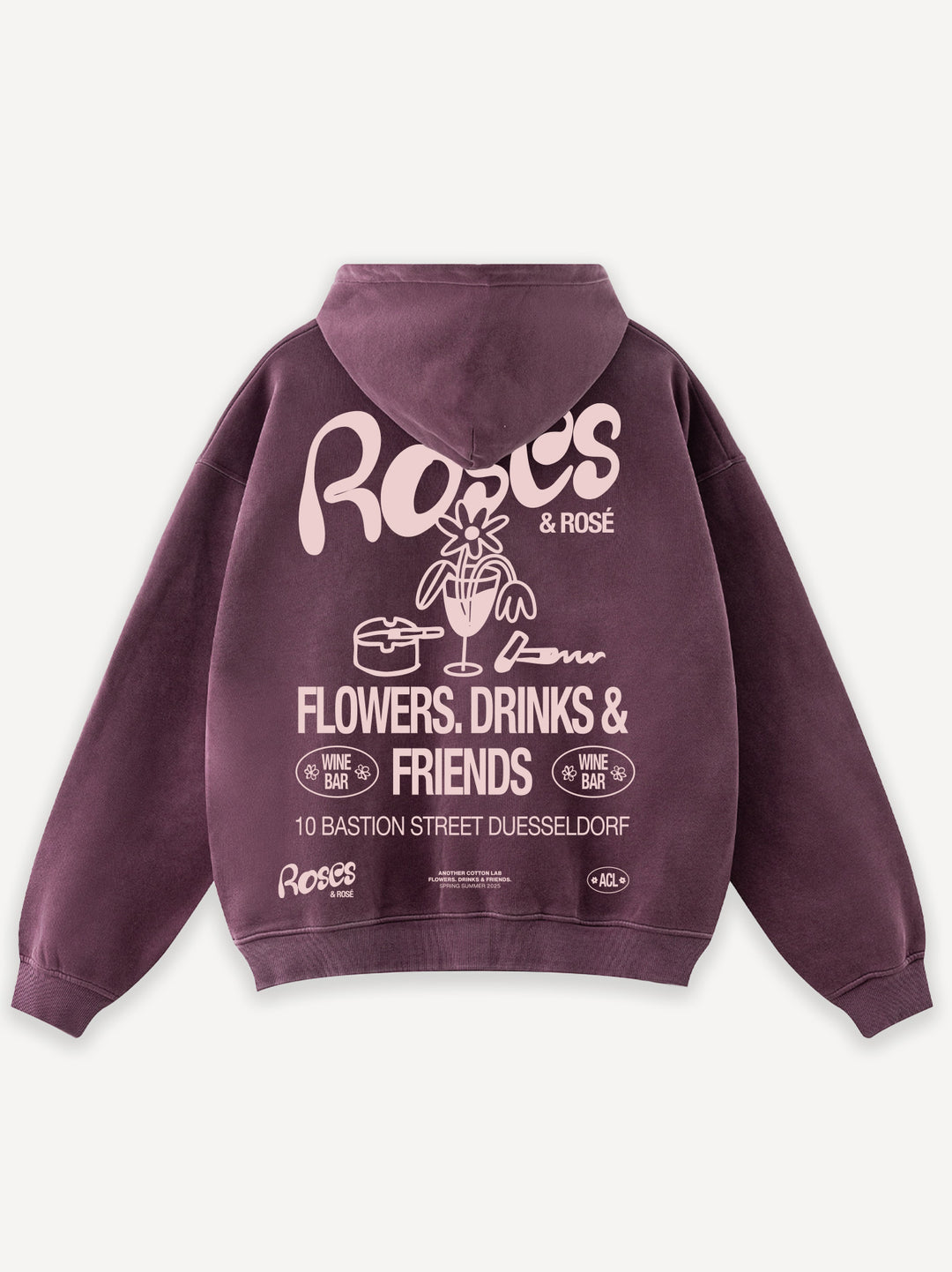 Roses & Rosé Oversized Hoodie