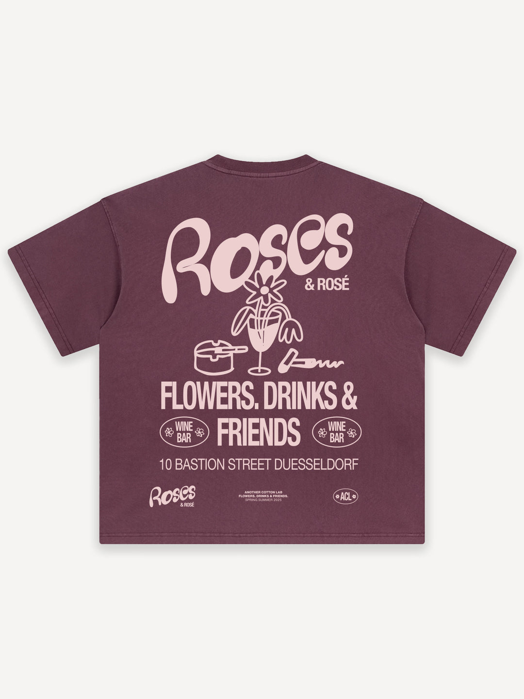 Roses & Rosé Oversized T-Shirt