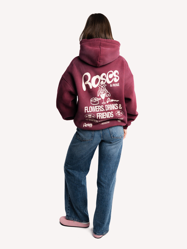 Roses & Rosé Oversized Hoodie