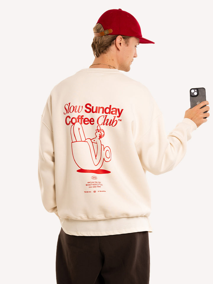 Slow Sunday coffee sweatshirt