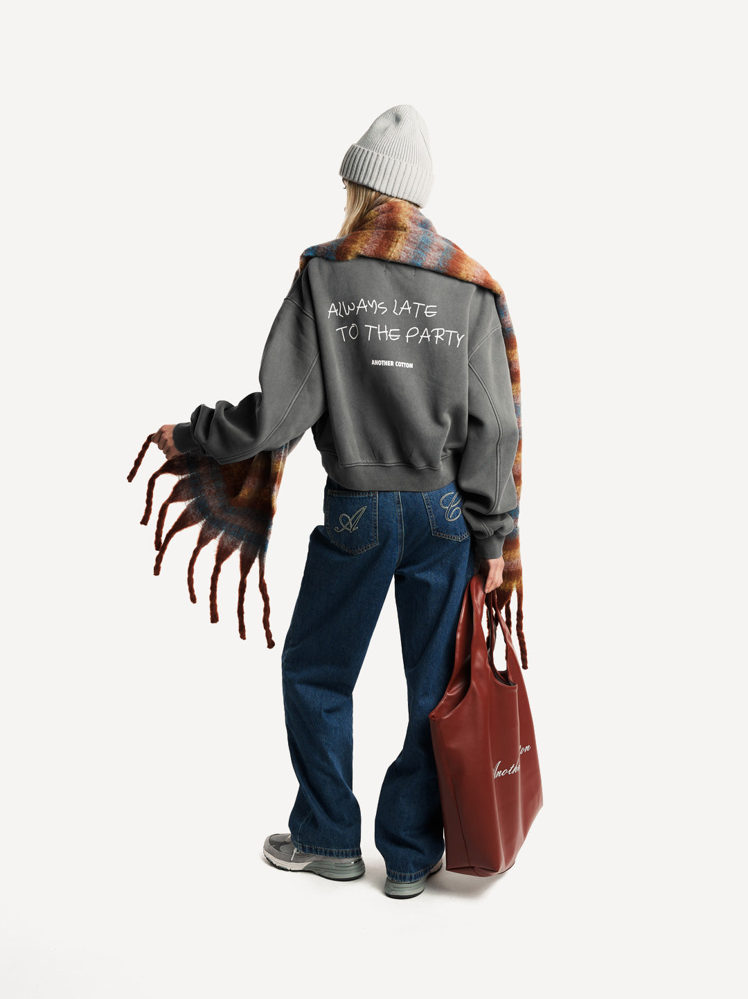 Always Late Cropped Sweatshirt