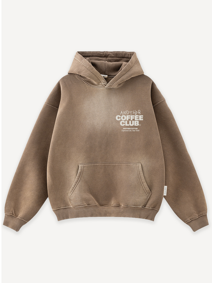 Coffee Club Washed Hoodie