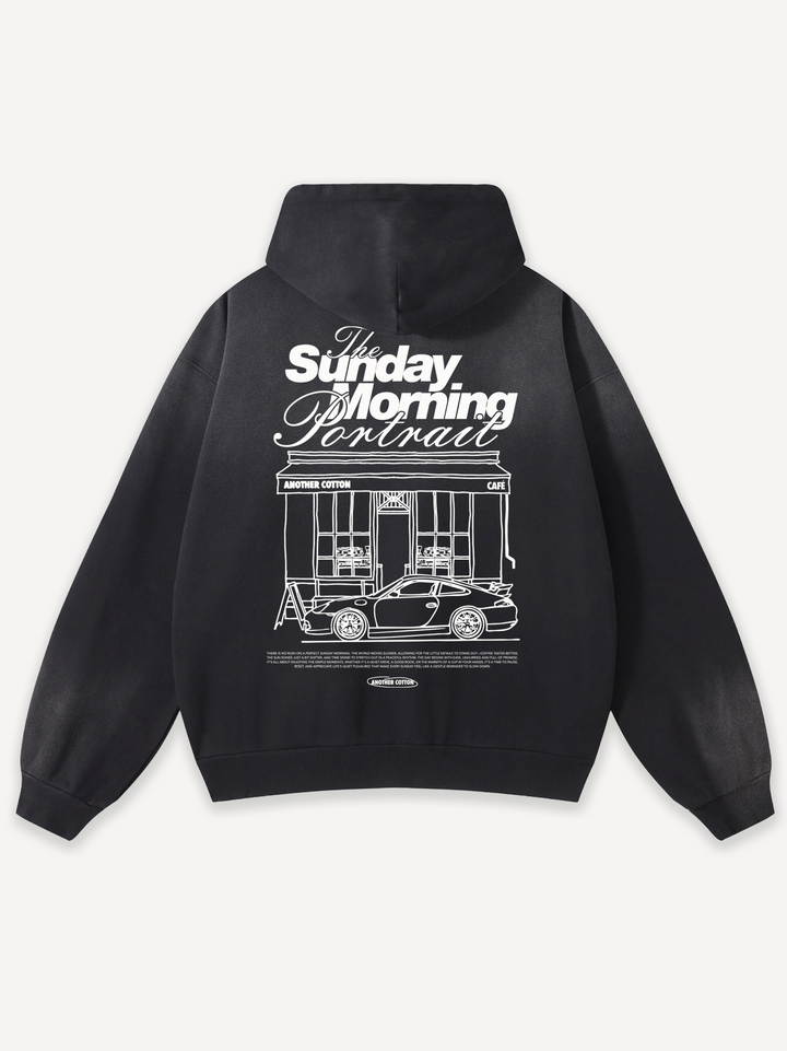 Sunday Morning Washed Zip-Hoodie