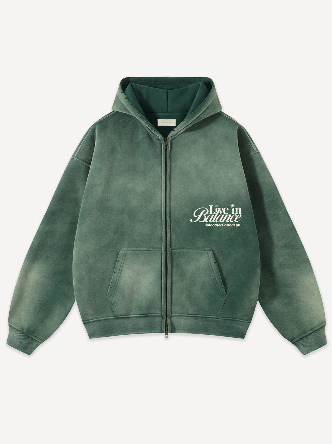 Live in Balance Oversized Zip Hoodie