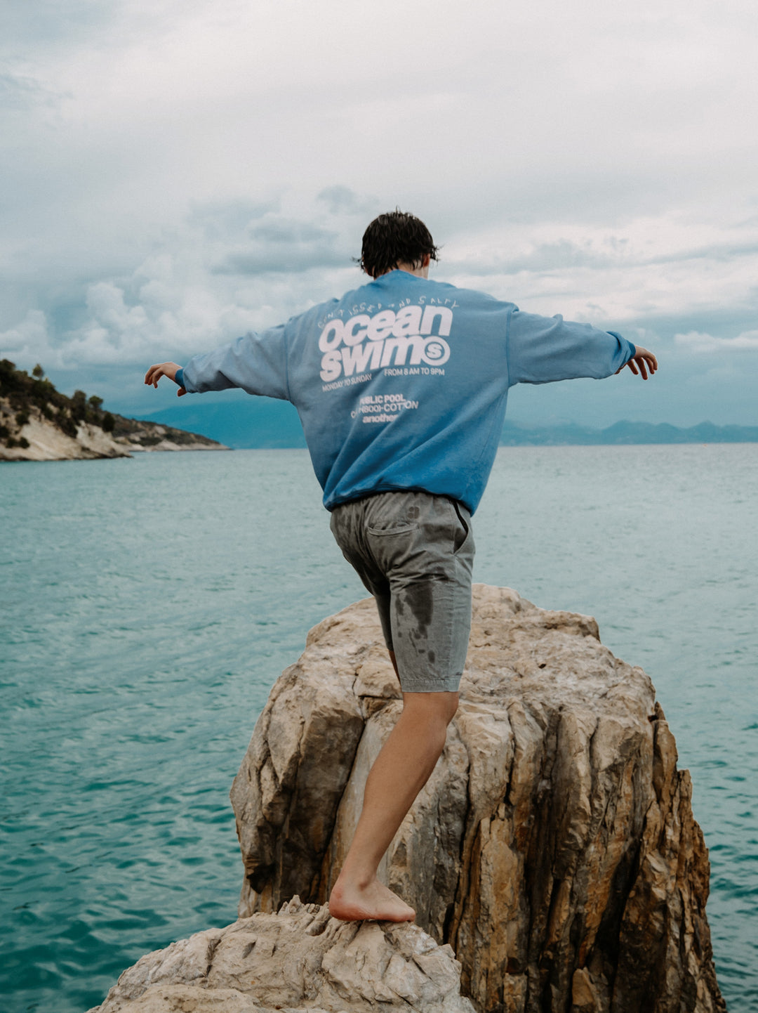 Ocean Swim Oversized Sweatshirt