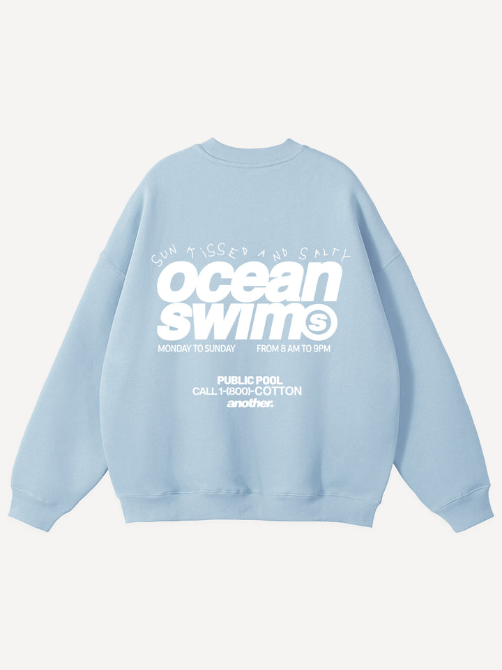 Ocean Swim Oversized Sweatshirt