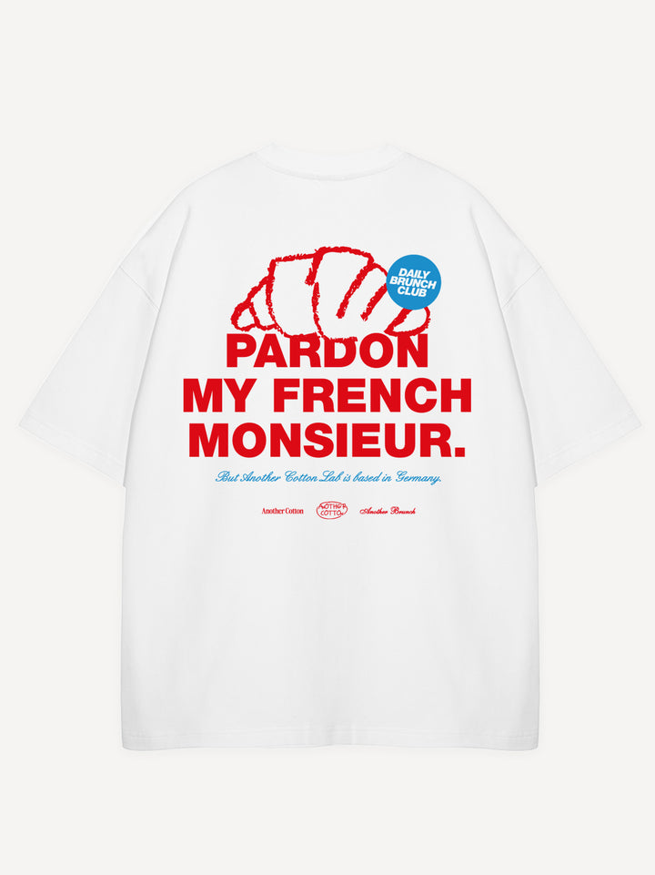Pardon Monsieur Club Oversized T-Shirt