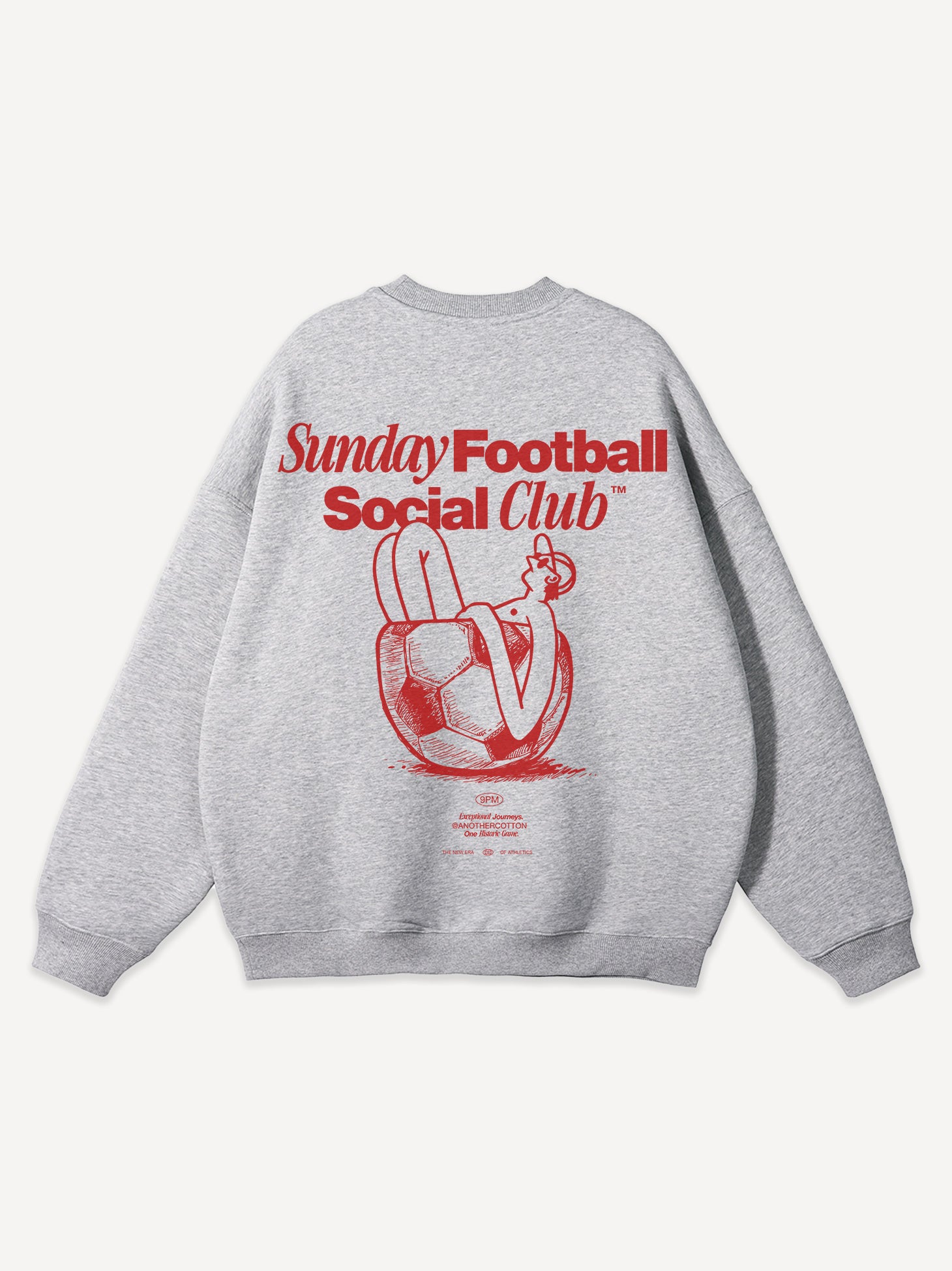 Sunday Football Social Club Oversize Sweatshirt – AnotherCottonLab