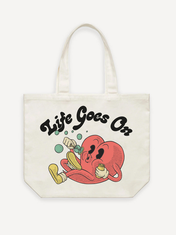 Life Goes On Tote Bag — artrshtic