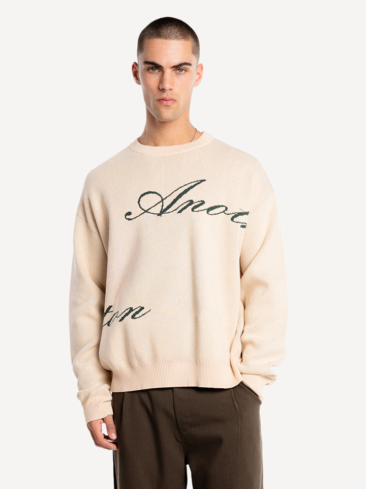Cotton Signature Knit Sweater
