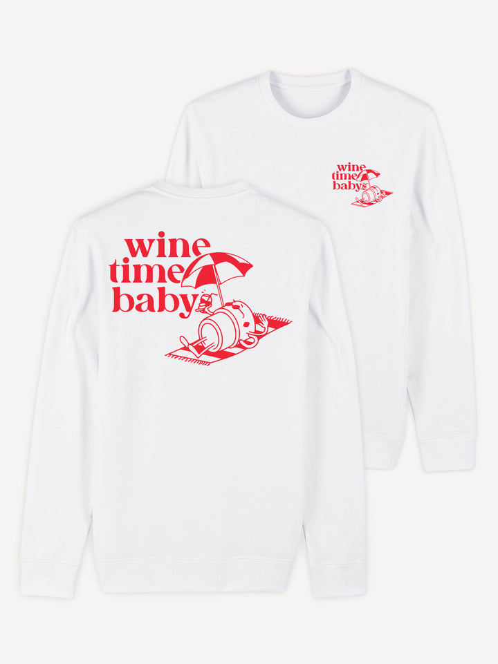 Wine Time Baby Sweatshirt