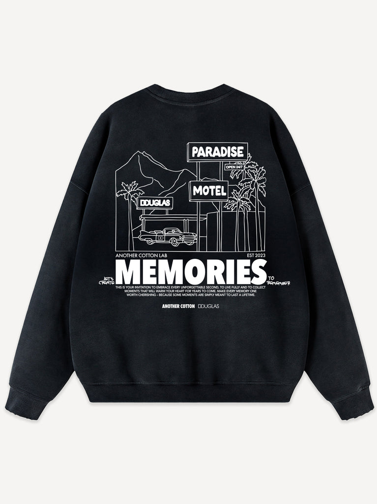 Oversized Embellished Sweatshirt - Cream/Cherish - Ladies