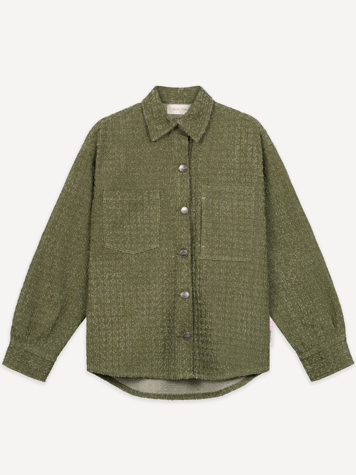 Another Distressed Overshirt Jacket