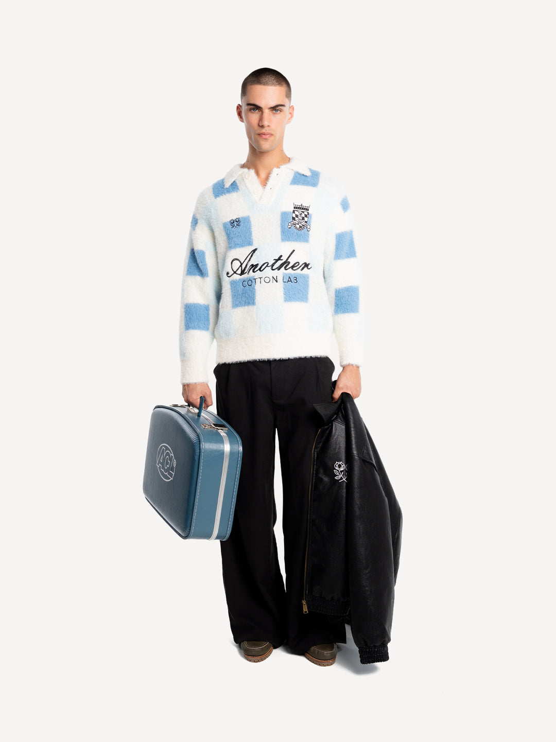 Another Checked Knit Sweater