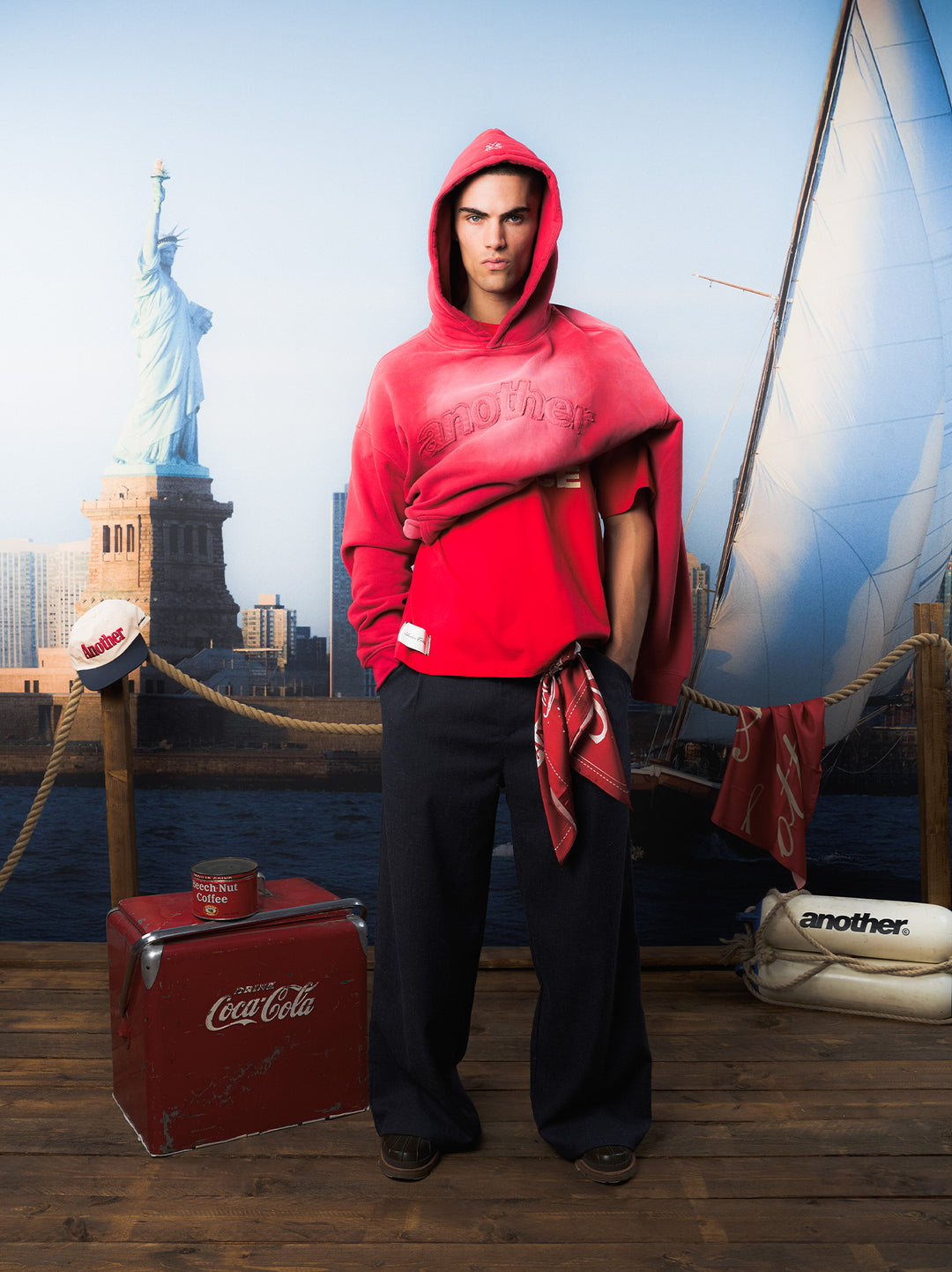 Another College Washed Hoodie