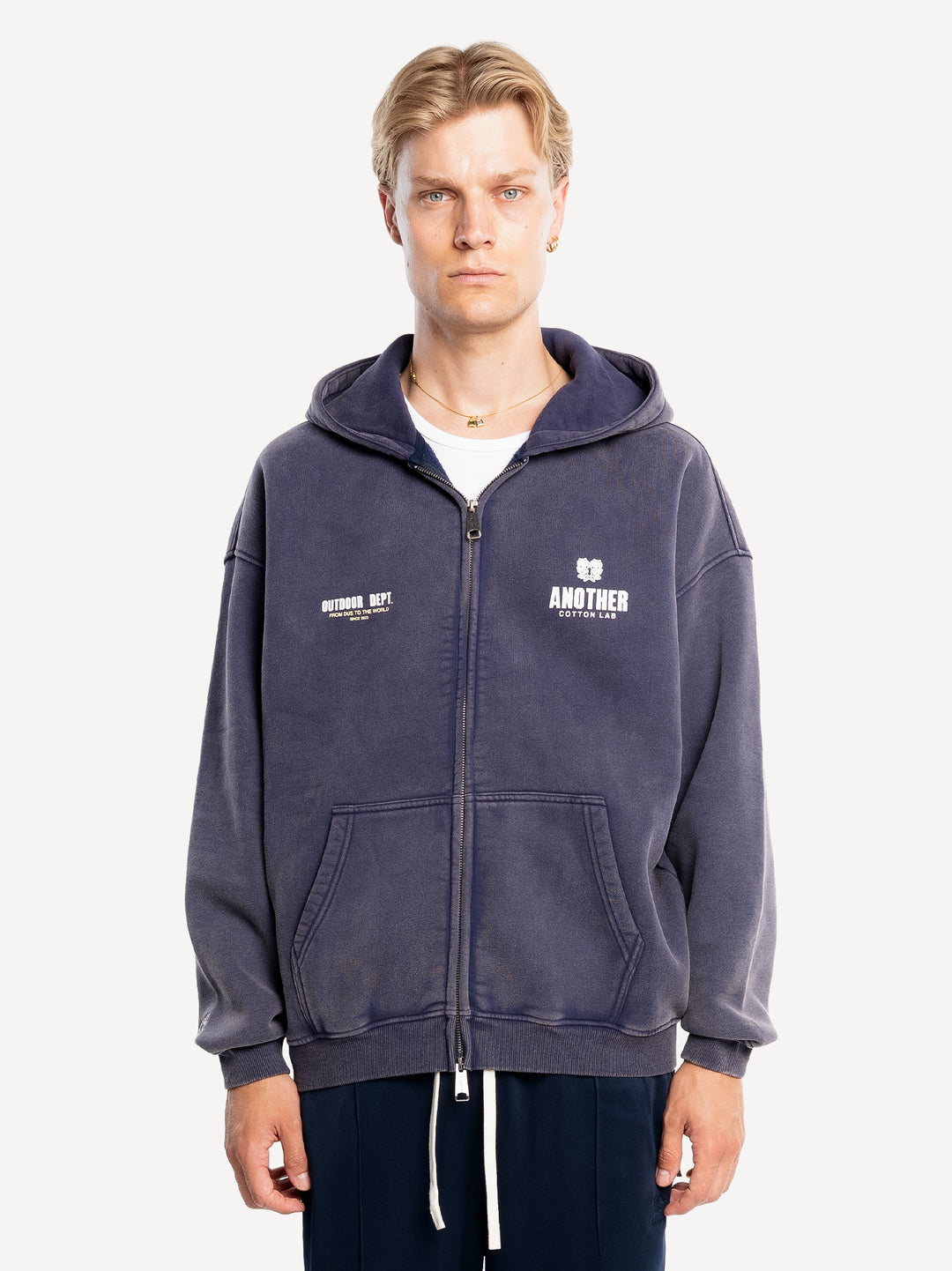 Another Outdoor Dept. Washed Zip-Hoodie