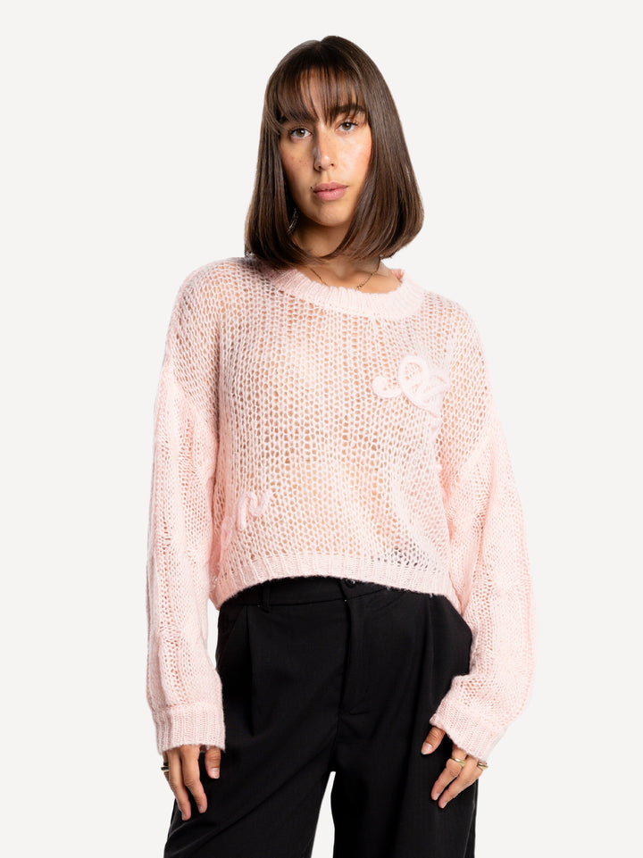 Another Signature WMN Cable Knit Sweater