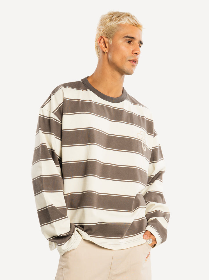 Chainstitch Striped Longsleeve