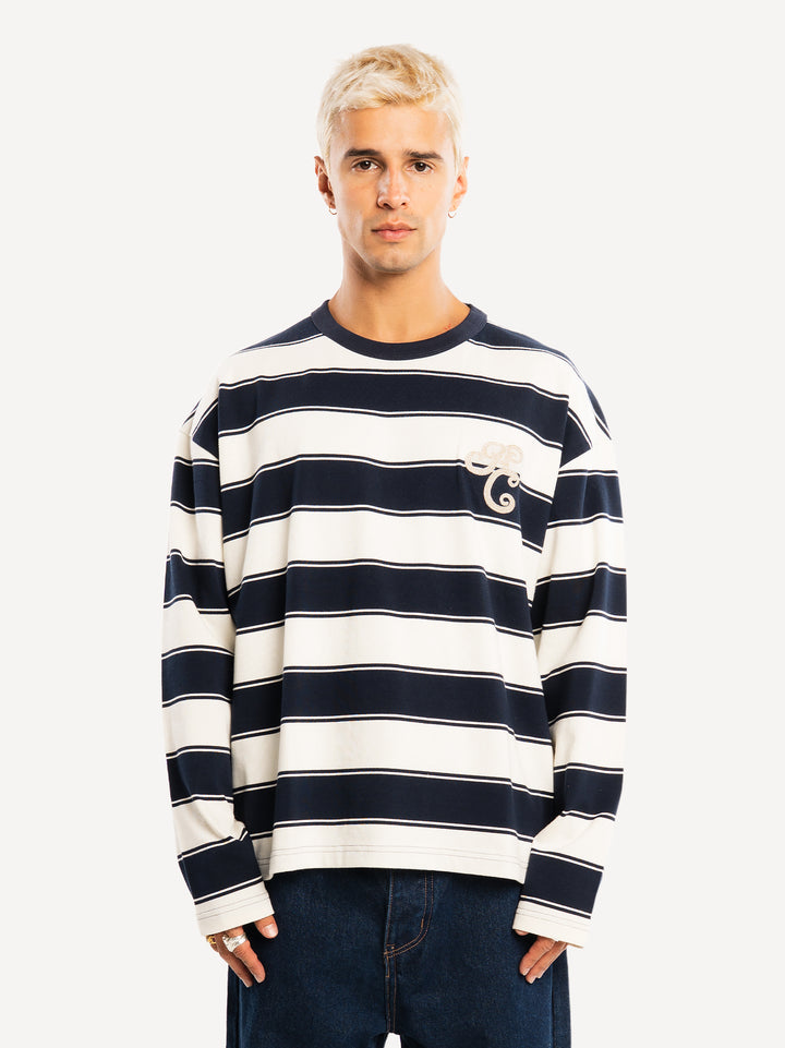 Chainstitch Striped Longsleeve