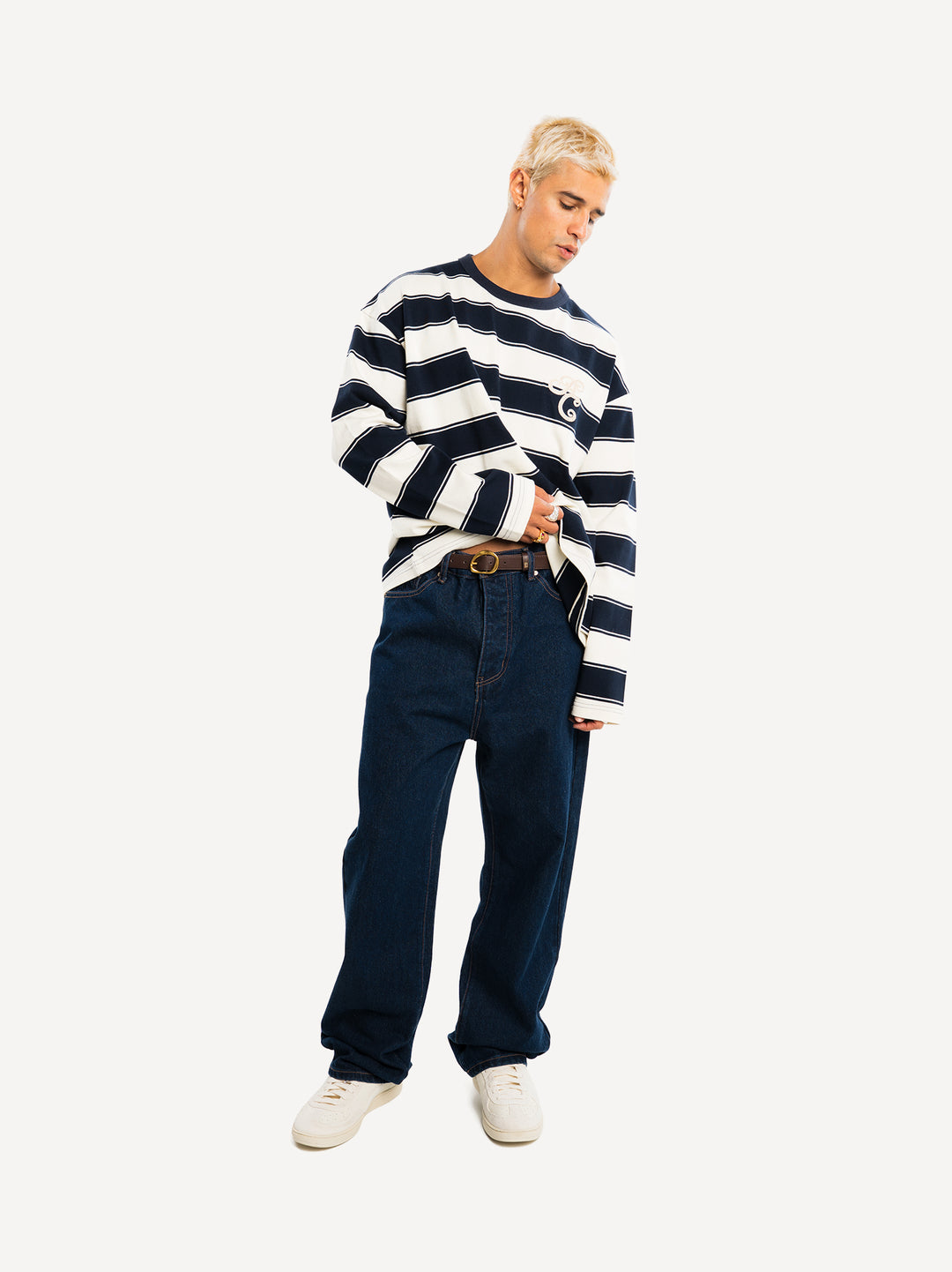 Chainstitch Striped Longsleeve