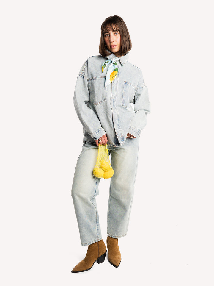 Jeans Oversized Shirt Jacket