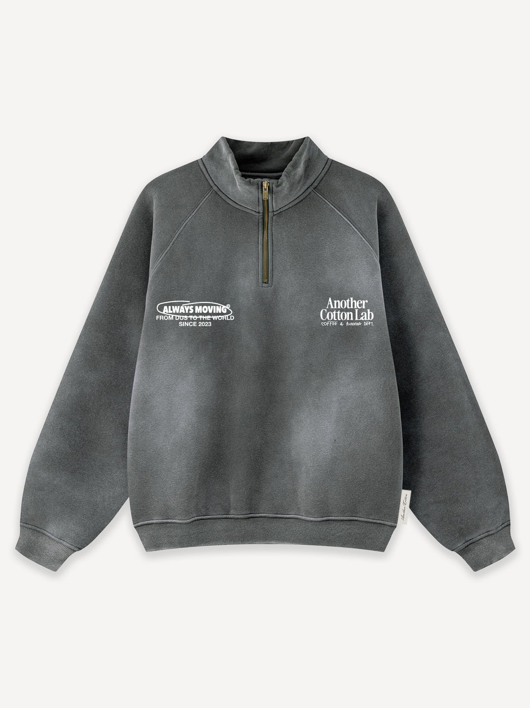 Always Moving Washed Half Zip Sweatshirt