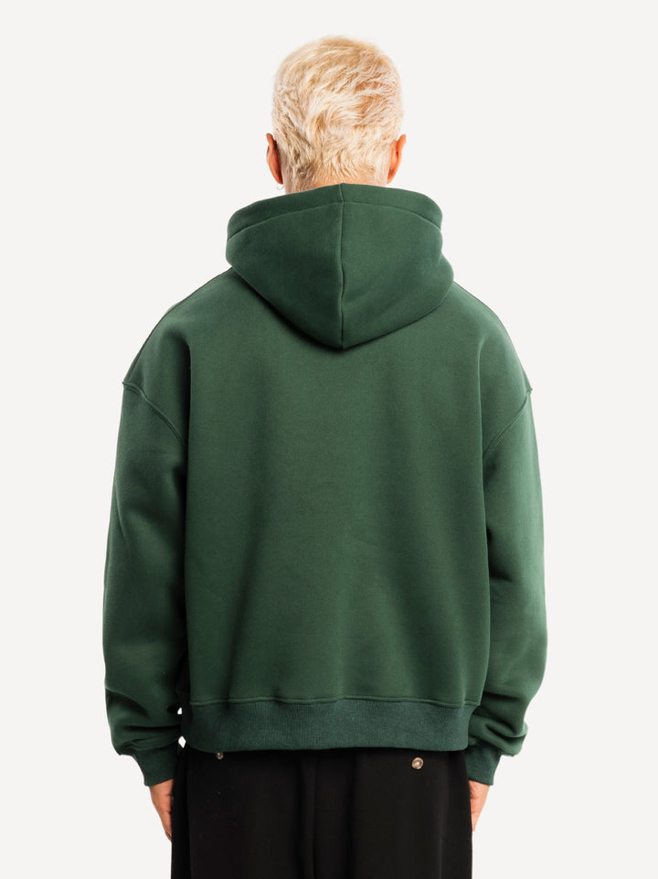 Basic Boxy Fit 380gsm Zip Hoodie