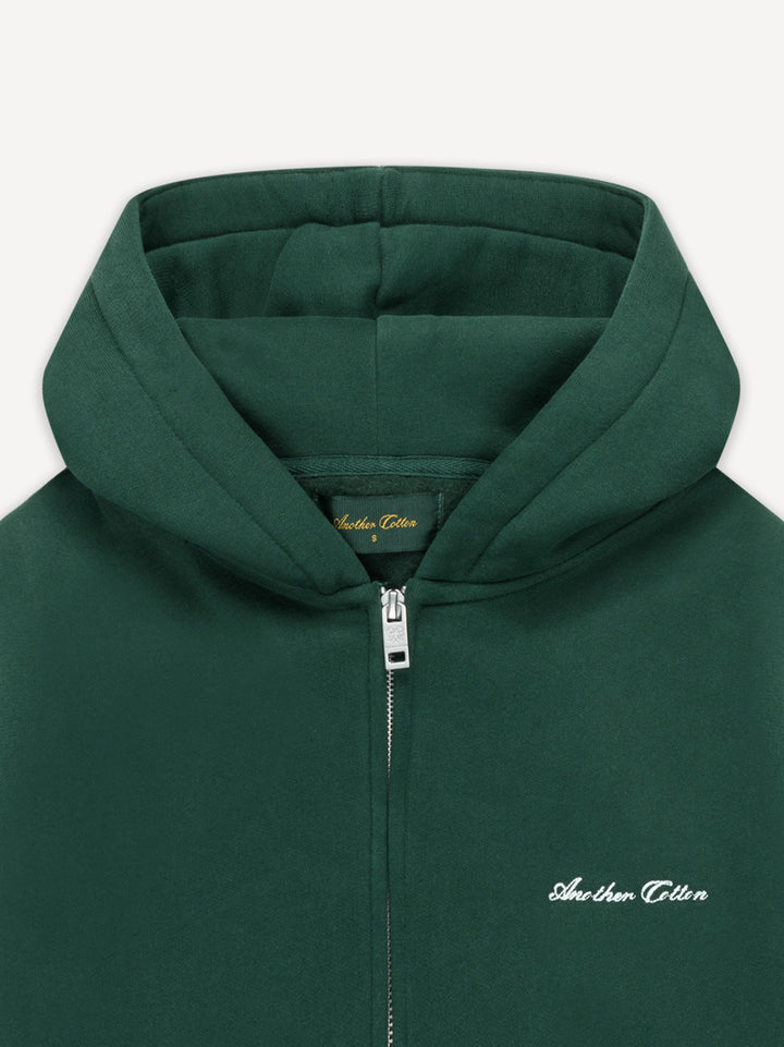 Basic Boxy Fit 380gsm Zip Hoodie