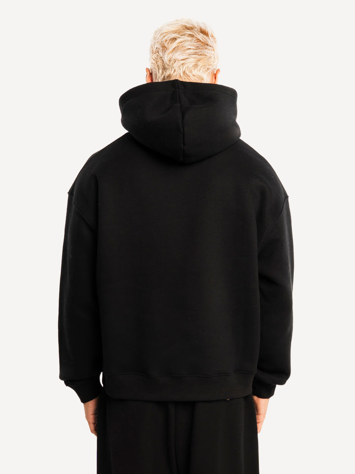 Basic Boxy Fit 380gsm Zip Hoodie