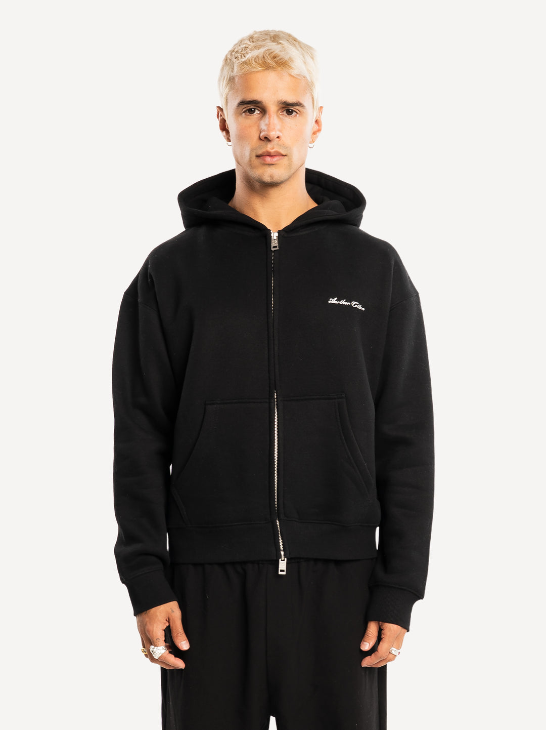 Basic Boxy Fit 380gsm Zip Hoodie