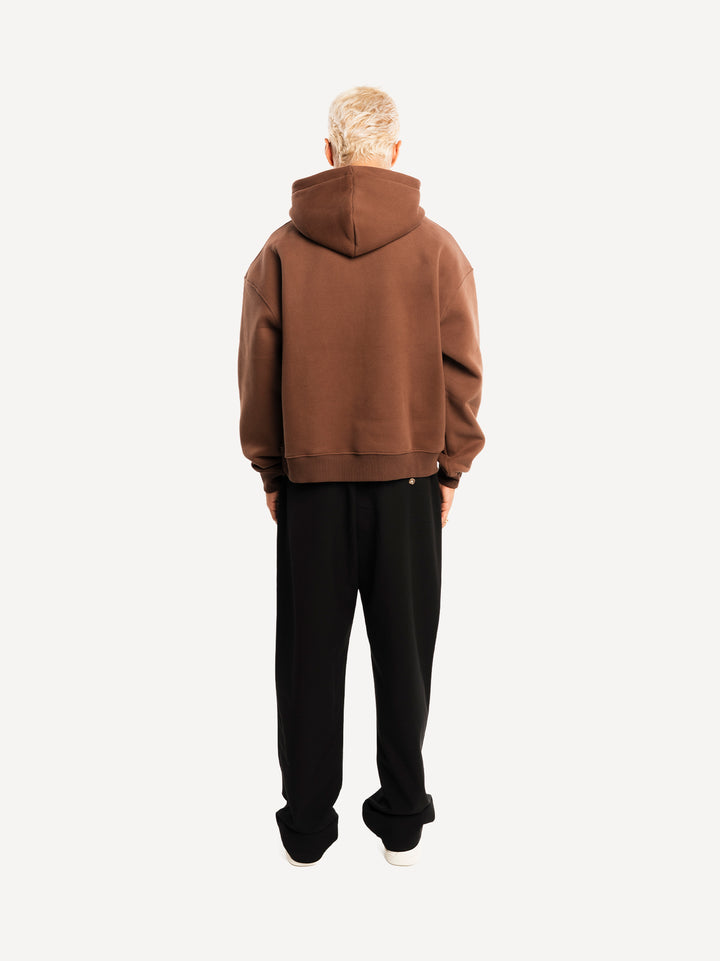 Basic Boxy Fit 380gsm Zip Hoodie