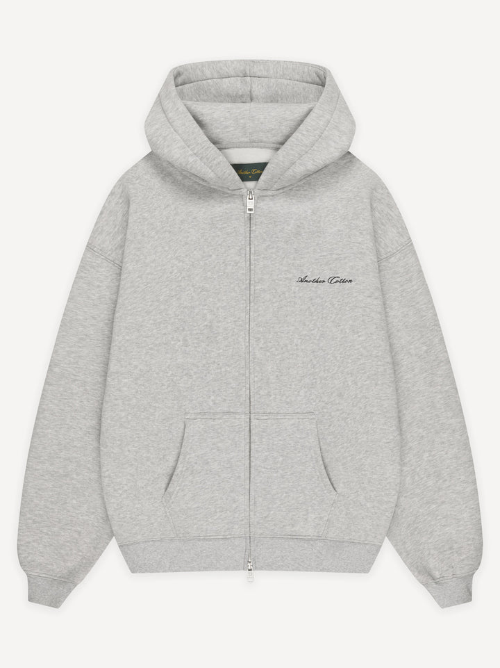 Basic Boxy Fit 380gsm Zip Hoodie