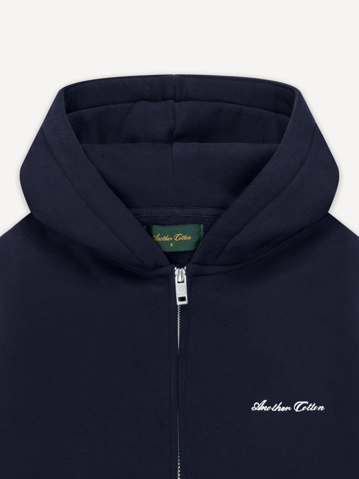 Basic Boxy Fit 380gsm Zip Hoodie