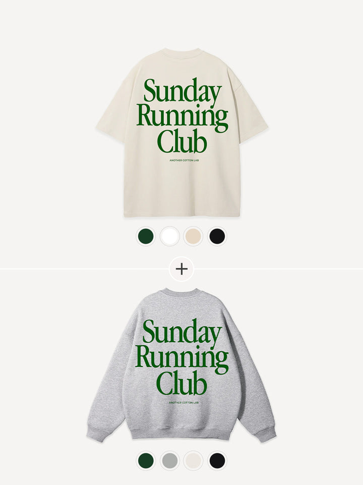 Sunday Running ClubT-Shirt & Sweatshirt Bundle