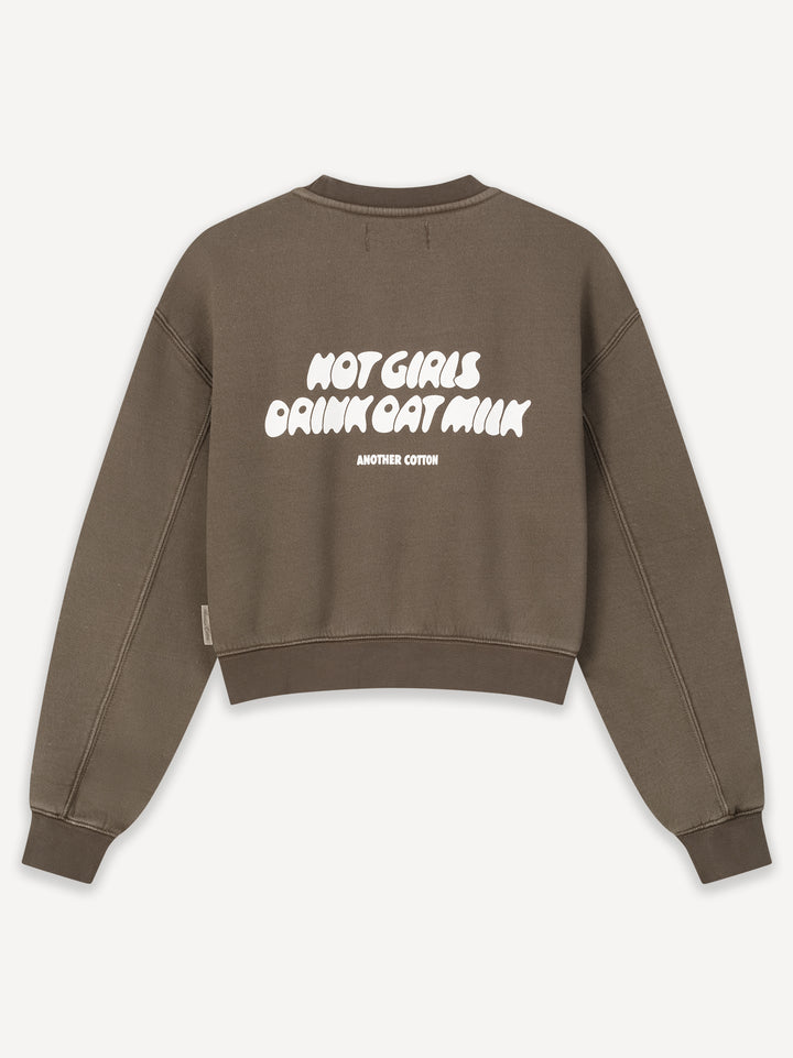 Hot Girls Sweatshirt Cropped Sweatshirt