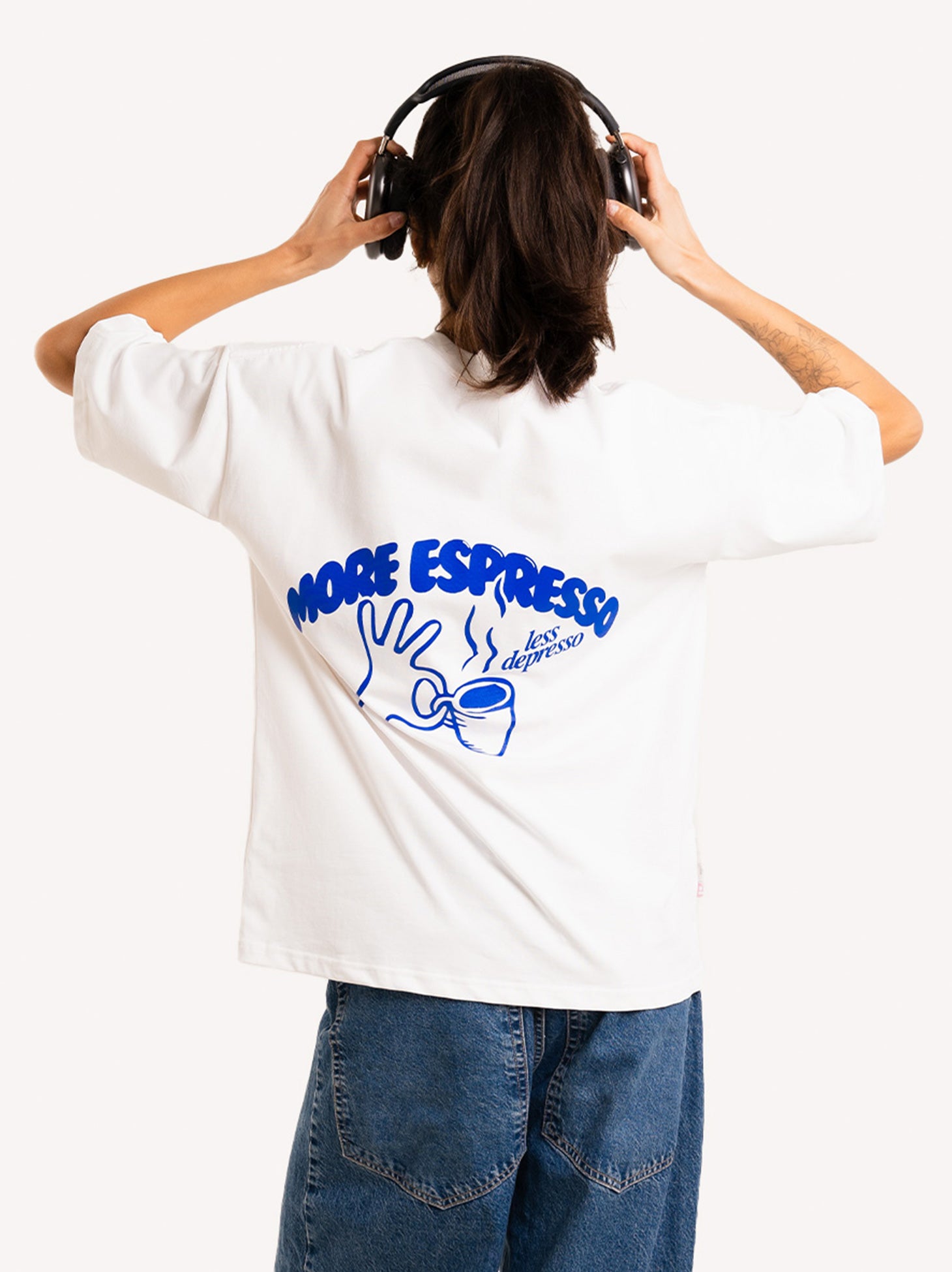 ★another COTTON LAB★More Espresso T-Shirt★3色★ Espresso Moka Oversized T-Shirt – AnotherCottonLab
