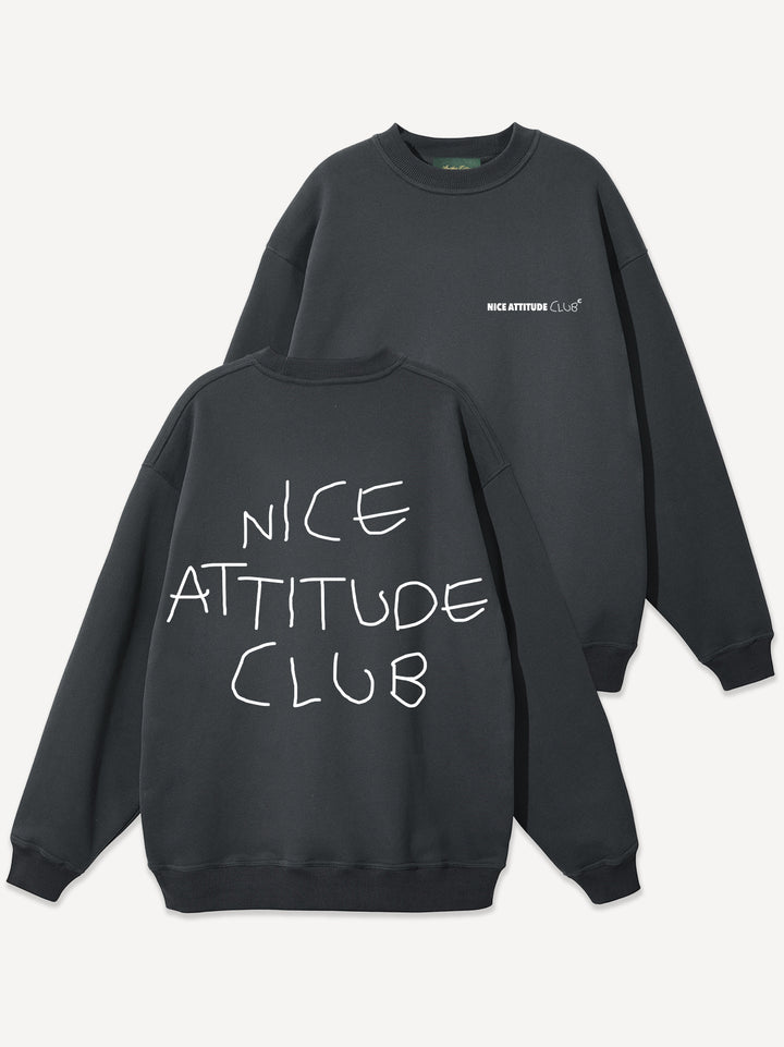 Nice Attitude Club Unisex Oversize Sweatshirt