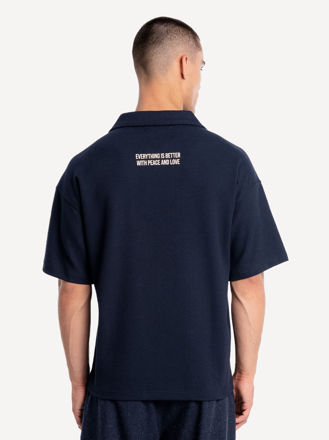 Peace Waffle Polo Shirt